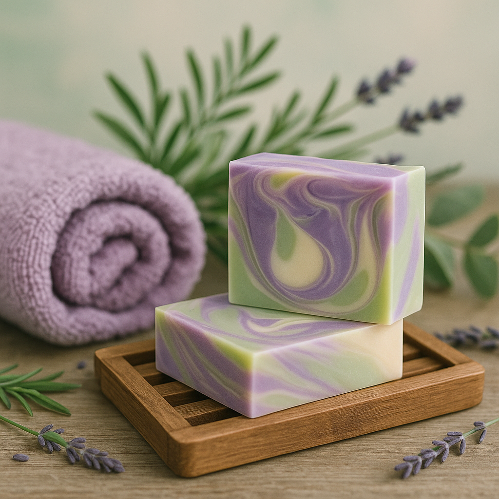 Handcrafted soaps with natural ingredients
